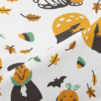 Cute Halloween Pumpkin Piqué