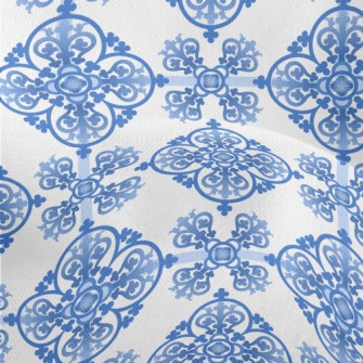 Gorgeous Blue Pattern Lightweight Performance Linen