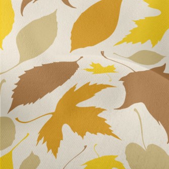 Colorful Fallen Leaves Silhoue Lightweight Performance Linen