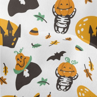 Cute Halloween Pumpkin Lightweight Performance Linen