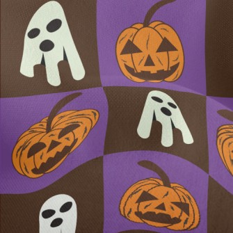 Plaid Ghost Pumpkin Lightweight Performance Linen