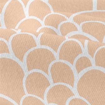 Orange Fish Scales Modern Jersey