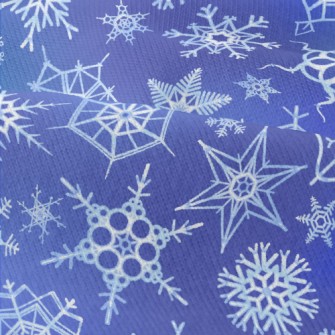 Winter Snowflakes Pattern Modern Jersey