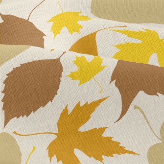 Colorful Fallen Leaves Silhoue Modern Jersey