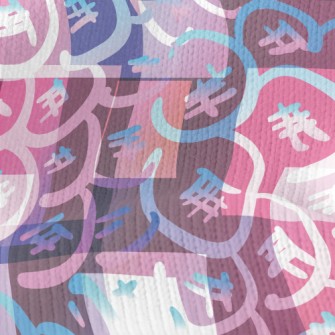 Psychedelic Mosaic Stretch Jersey