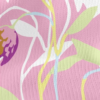 Painted Tulips Stretch Jersey