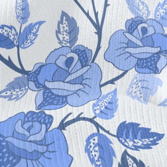 Blue Rose Stretch Jersey