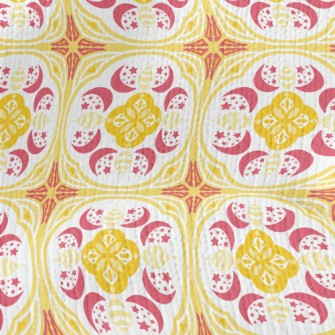 Gorgeous Retro Pattern Stretch Jersey