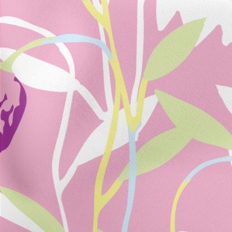 Painted Tulips Lightweight Cotton Poplin