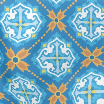 Turkish Style Painting Lightweight Cotton Poplin