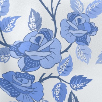 Blue Rose Lightweight Cotton Poplin