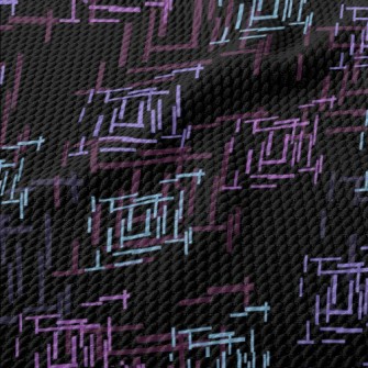 Technological Lines Birdseye Piqué