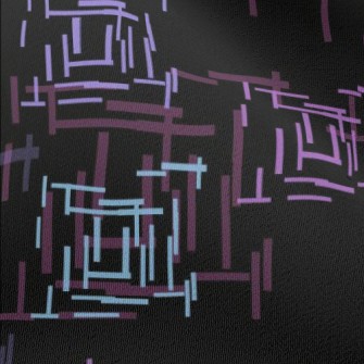 Technological Lines Chiffon