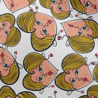 Love Face Woman Chiffon