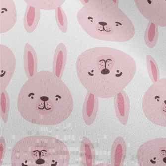 Pink Bunny Head Chiffon
