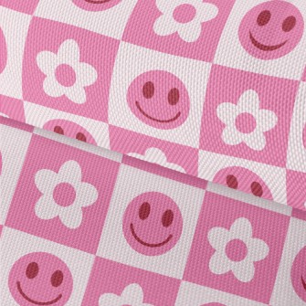 Friendly Smiles And Flowers Waterproof Oxford