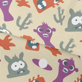 Funny Alien Monster Waterproof Oxford
