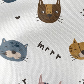 Smiling Cat Waterproof Canvas