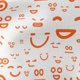 Funny Emoticons Waterproof Canvas