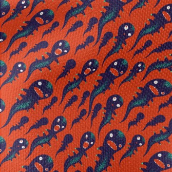 Scary Monster Waterproof Canvas