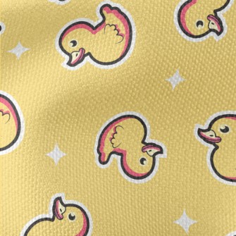 Yellow Duck Toy Waterproof Canvas