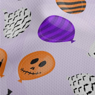 Halloween Balloons Athletic Mesh Flat Back