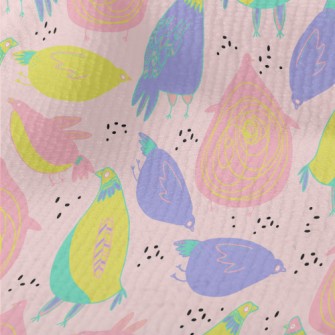 Funny Hand Drawn Bird Terry