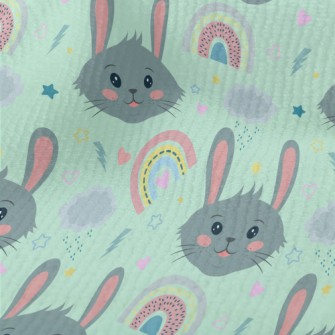 Cute Smiling Rabbit Terry