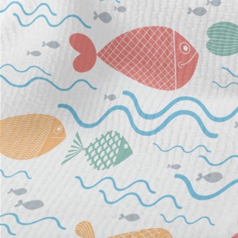 Colorful Fish Swimming Terry