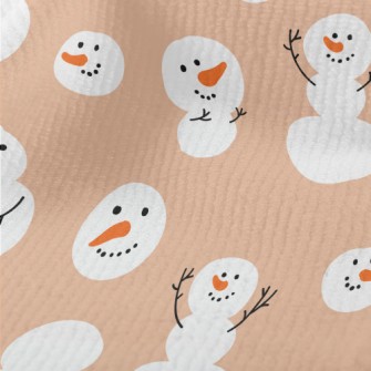 Winter Snowman Doodle Terry