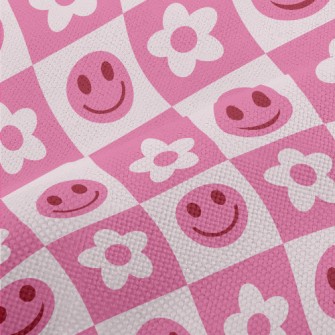 Friendly Smiles And Flowers Performance Linen
