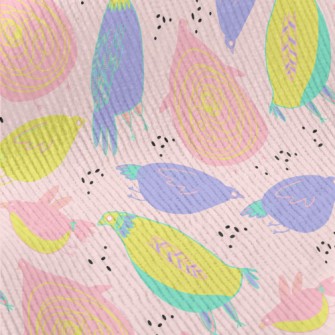 Funny Hand Drawn Bird Standard Corduroy