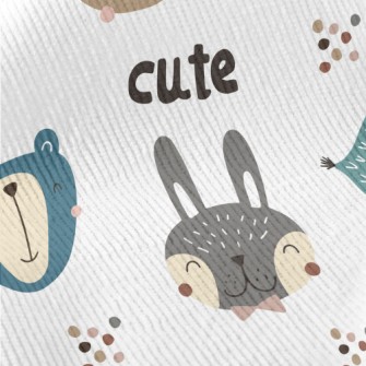 Happy Forest Animals Standard Corduroy