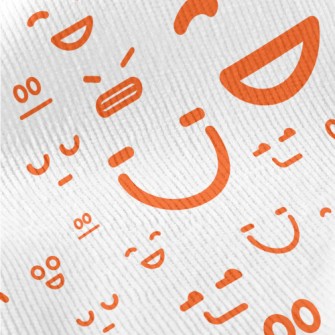 Funny Emoticons Standard Corduroy