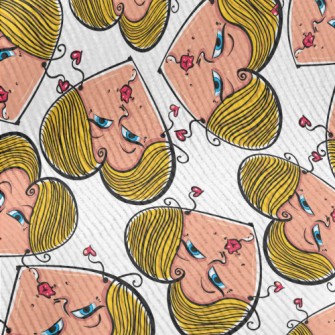 Love Face Woman Standard Corduroy