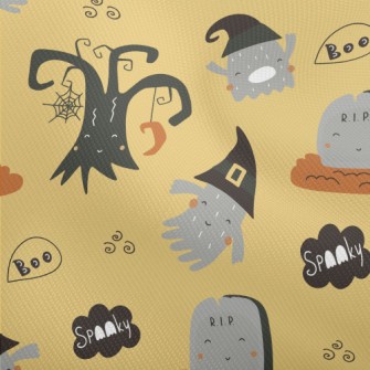 Cute Ghost And Tombstone Dobby