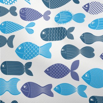 Cartoon Fish Pattern Dobby