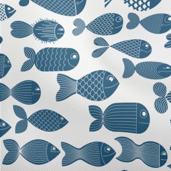 Deep Sea Fish Pattern Dobby