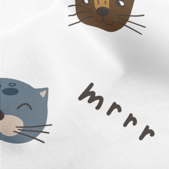 Smiling Cat Micro Fleece