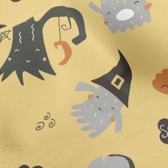 Cute Ghost And Tombstone Micro Fleece