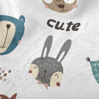 Happy Forest Animals Minky