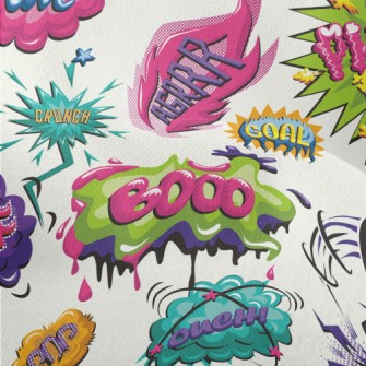 American Comic Text Lightweight Performance Linen