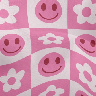Friendly Smiles And Flowers Lightweight Performance Linen