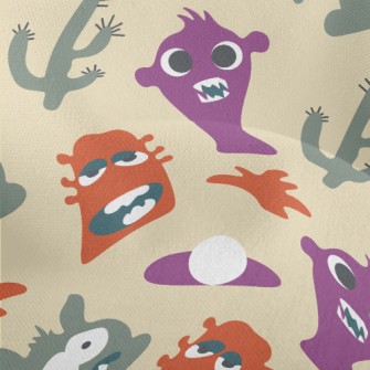 Funny Alien Monster Lightweight Performance Linen