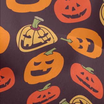 Halloween Pumpkin Decoration Lightweight Performance Linen