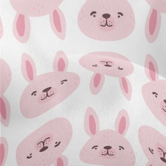 Pink Bunny Head Lightweight Performance Linen