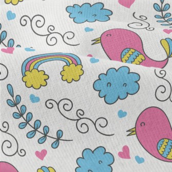 Colorful Graffiti Bird Modern Jersey