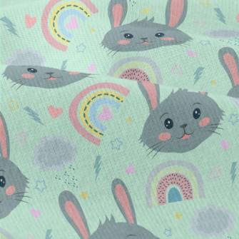 Cute Smiling Rabbit Modern Jersey