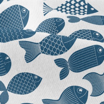 Deep Sea Fish Pattern Modern Jersey