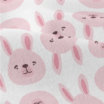 Pink Bunny Head Modern Jersey